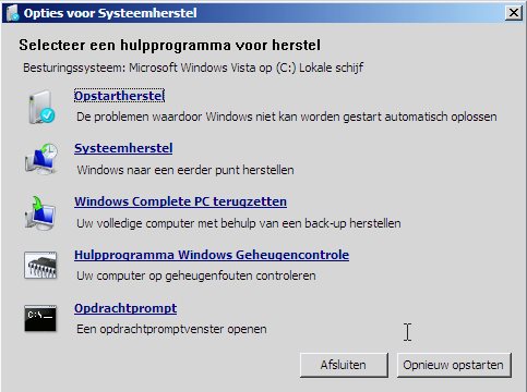 Veilig Opstarten Windows Vista