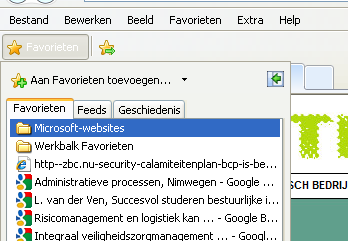 werkbalk favorieten herstellen werkbalk favorieten herstellen